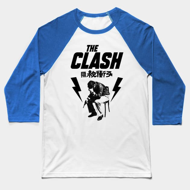 The Clash - London Crime Fanart Baseball T-Shirt by faeza dsgn